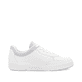 Weiße Rieker Damen Sneaker Low 41910-81 mit Schnürung sowie super leichter Sohle. Schuh Innenseite.