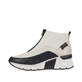Beige Rieker Damen Sneaker High N6352-60 mit leichter und dämpfender Sohle. Schuh Außenseite.