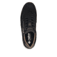 Blaue Rieker Herren Sneaker Low B0701-15 mit Reißverschluss sowie Komfortweite G. Schuh von oben.