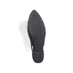 Schwarze Rieker Slingpumps 47060-00 mit Schnalle sowie einer leichten Sohle. Schuh Laufsohle.
