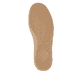 Baskets basses Rieker blanches pour femme W2200-80 avec lacets. Semelle extérieure de la chaussure.