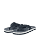 Blaue Rieker Herren Zehentrenner 20151-15 mit der Komfortweite G. Schuhpaar seitlich schräg.
