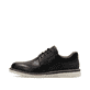 Schwarze Rieker Herren Schnürschuhe 04501-00 mit modernen Ziernähten. Schuh Außenseite.