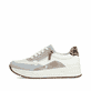 Mehrfarbige Rieker Damen Sneaker Low N8114-90 mit einem Reißverschluss. Schuh Außenseite.