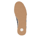Baskets basses Rieker bleues pour homme U4000-14 avec lacets. Semelle extérieure de la chaussure.