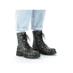 
Mehrfarbige Rieker Damen Biker Boots Z9120-90 mit Schnürung und Reißverschluss. Schuh am Fuß
