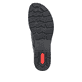 Bottes à lacets Rieker noires pour femmes Z9310-00 avec lacets. Semelle extérieure de la chaussure.