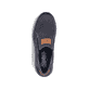 Blaugraue Rieker Herren Sneaker Low B7613-14 mit einer schockabsorbierenden Sohle. Schuh Innenseite