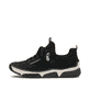 Urbanschwarze Rieker Damen Slipper 45957-00 mit einer schockabsorbierenden Sohle. Schuh Innenseite