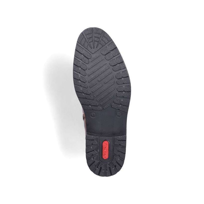 Braune Rieker Herren Schnürstiefel 14631-25 mit wasserabweisender TEX-Membran. Schuh Laufsohle.