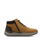 Bottes à lacets Rieker jaunes pour homme 06001-68 en cuir suédé. Intérieur de la chaussure.