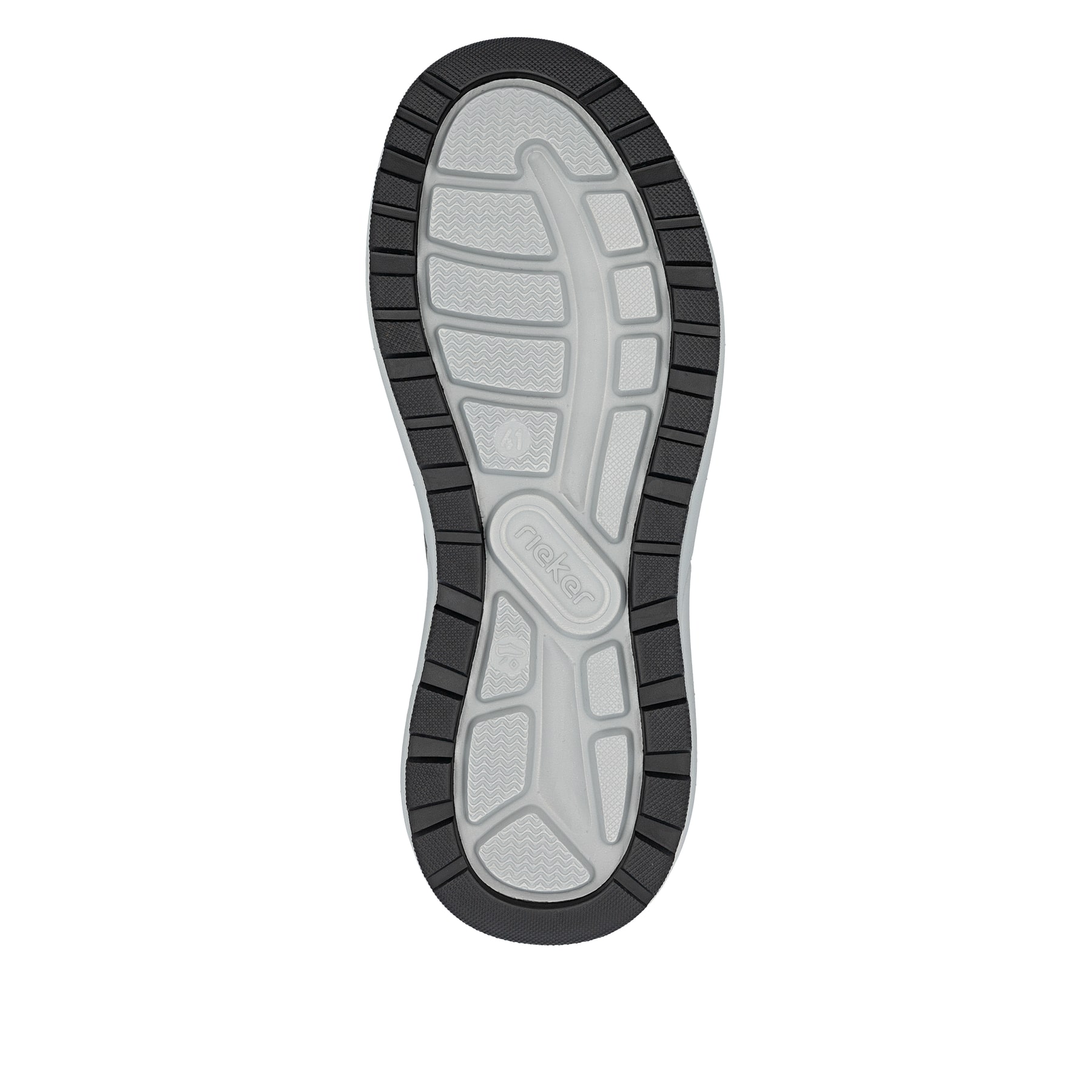 Grüne Rieker Herren Sneaker Low 06000-54 mit Reißverschluss sowie Extraweite H. Schuh Laufsohle.