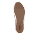 Rote Rieker Damen Slipper L7250-34 mit einem Reißverschluss. Schuh Laufsohle.