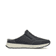 Blaue Rieker Herren Clogs B0760-14 mit einem Gummizug sowie der Komfortweite G. Schuh Innenseite.