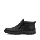 
Asphaltschwarze Rieker Herren Kurzstiefel 05357-00 mit einer leichten Sohle. Schuh Außenseite