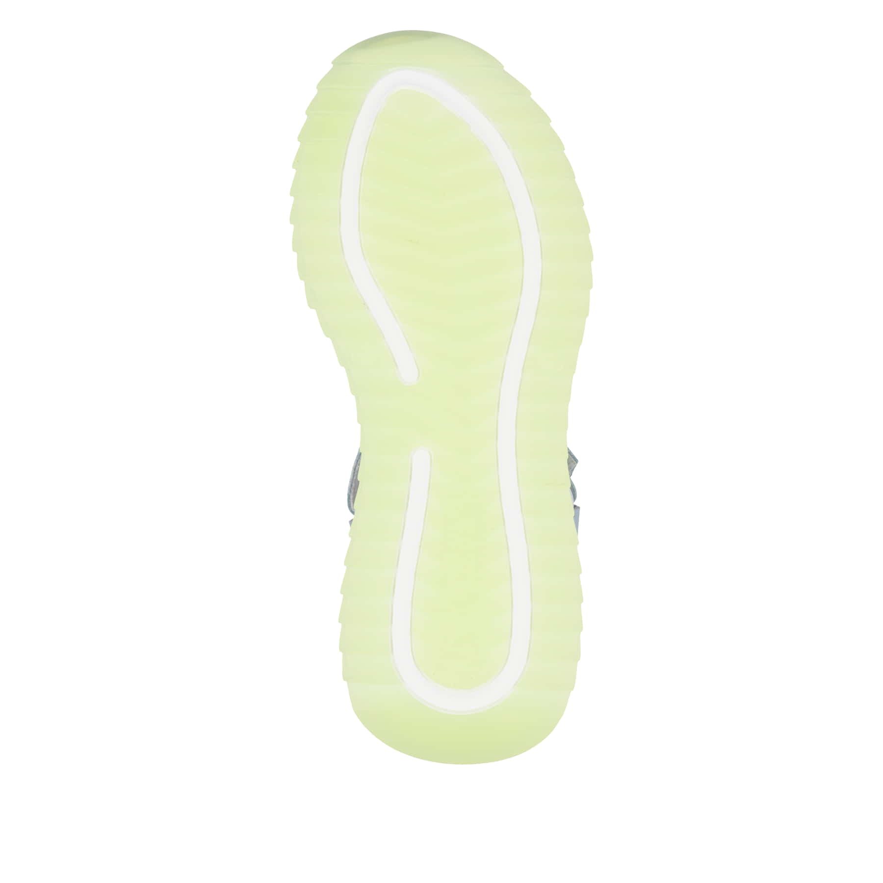 Blaue Rieker Damen Trekkingsandalen W2951-10 mit einem Klettverschluss. Schuh Laufsohle.