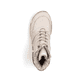 Erdbeerrote Rieker Damen Slipper 45951-33 mit einer schockabsorbierenden Sohle. Schuh Innenseite