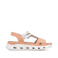 Orangene Rieker Damen Trekkingsandalen 64051-38 mit ultra leichter Sohle. Schuh Innenseite.