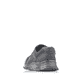 Schwarze Rieker Herren Sneaker Low B4878-00 mit einem Gummizug. Schuh von hinten.