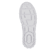 Weiße Rieker Damen Sneaker Low N1313-80 mit Reißverschluss sowie Extraweite H. Schuh Laufsohle.