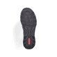 Mocassins Rieker bleus pour femme N3271-35 avec oeillets décoratifs. Semelle extérieure de la chaussure.
