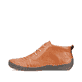 Karamellbraune Rieker Damen Schnürschuhe 52532-24 mit einer schockabsorbierenden Sohle. Schuh Außenseite