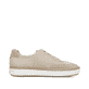 Beige Rieker Damen Sneaker Low M2912-62 mit einer Schnürung. Schuh Innenseite.
