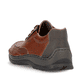Karamellbraune Rieker Herren Schnürschuhe 05315-24 mit der Extraweite H. Schuh von hinten.