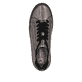 Baskets basses Rieker métalliques pour femme W2601-91 en cuir lisse. Semelle extérieure de la chaussure.