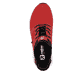 Rote Rieker Damen Slipper M9050-33 mit Gummizug sowie einer super leichten Sohle. Schuh von oben.