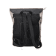 Rieker Damen Rucksack H1391-62 in Champagner-Schwarz aus Kunstleder mit Magnetverschluss. Rucksack Rückseite.