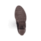 Ozeanblaue Rieker Damen Hochschaftstiefel 94791-14 mit einer robusten Profilsohle. Schuh Innenseite