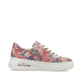 Mehrfarbige Rieker Damen Sneaker Low N6401-90 mit Rieker Air Sohlenfenster. Schuh Innenseite.