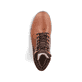 Kastanienbraune Rieker Herren Schnürstiefel F8303-24 mit Flip-Grip Sohle. Schuh von oben.