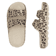 Mehrfarbige Rieker Damen Pantoletten P2450-90 mit einem Schnallen. Schuh von oben, liegend.