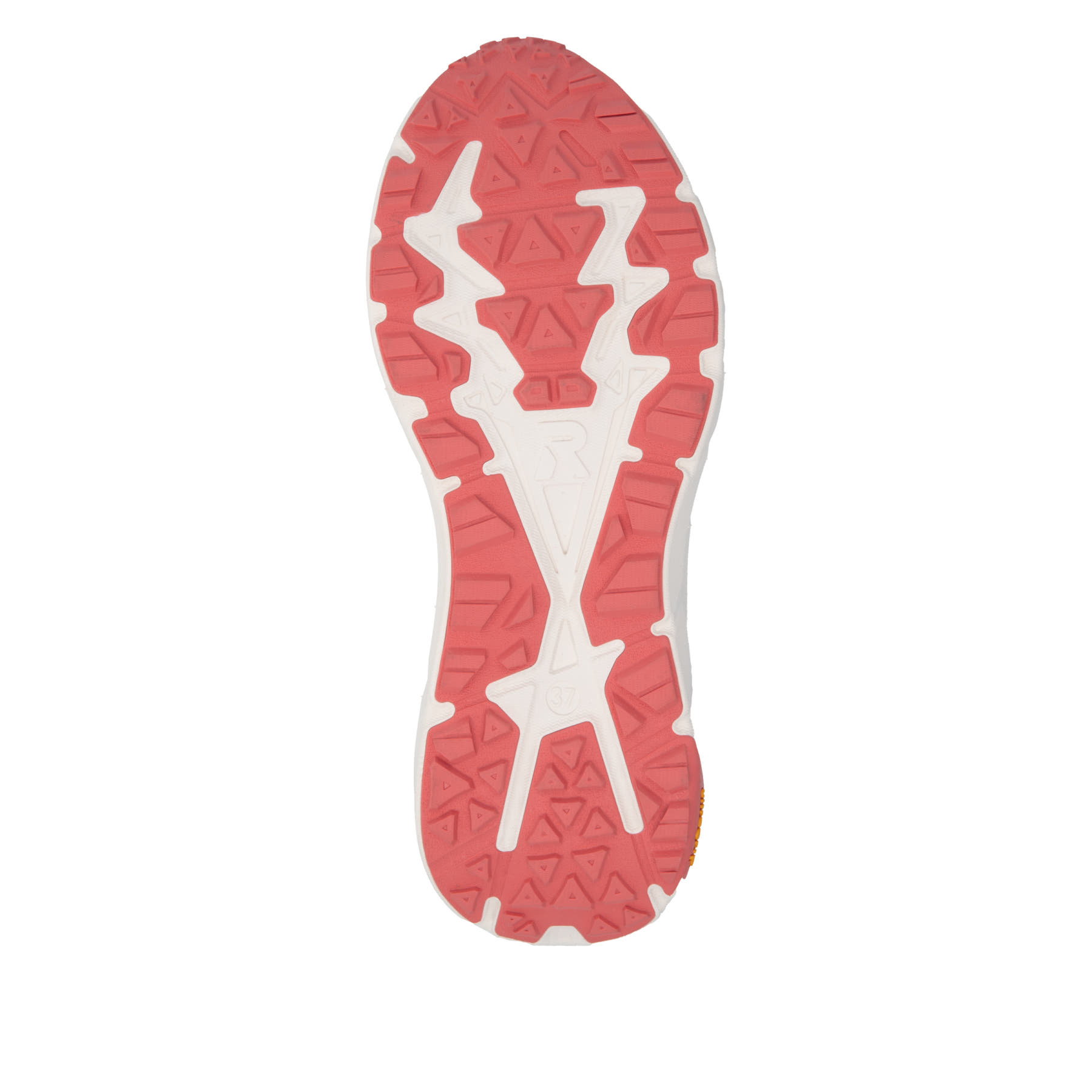 Blaue Rieker Sport Damen Sneaker Low W4502-14. Schuh Laufsohle.