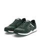 Grüne Rieker Herren Sneaker Low U0309-54 mit wasserabweisender Nano-Beschichtung. Schuhpaar seitlich schräg.