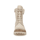 
Sandbeige Rieker Damen Schnürstiefel 75630-62 mit einer schockabsorbierenden Sohle. Schuh von vorne.
