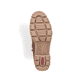 Nougatbraune Rieker Damen Hochschaftstiefel 91694-24 mit einer robusten Profilsohle. Schuh Innenseite