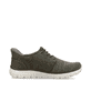 Grüne Rieker Herren Slipper B6658-52 mit Ready2GO Slip-in Feature sowie Gummizug. Schuh Innenseite.