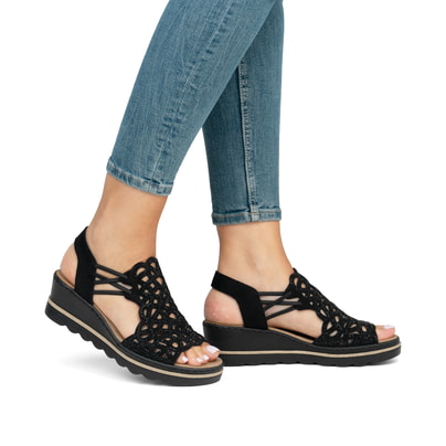 Rieker Femme Sandales compensées