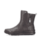 Dunkelbraune Rieker Damen Kurzstiefel Z0074-25 mit wasserabweisender TEX-Membran. Schuh Außenseite.
