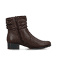 Braune Rieker Damen Stiefeletten 78656-27 aus Glattleder mit Reißverschluss. Schuh Innenseite.