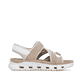 Rosane Rieker Damen Trekkingsandalen 64064-31 mit einem Klettverschluss. Schuh Innenseite.
