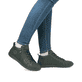 Braune Rieker Damen Schnürschuhe 52803-60 in Löcheroptik. Schuh Außenseite gespiegelt.