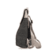 Sac à dos Rieker H1386-92 multi avec motif tressé, compartiment pour tablette et beaucoup d'autres compartiments. Côté droit.