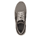 Beige Rieker Herren Sneaker Low B1000-60 mit Rieker Air Sohlenfenster. Schuh von oben.