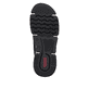 Schwarze Rieker Damen Schnürstiefel 45920-01 mit markanter Anflechter-Naht. Schuh Laufsohle.