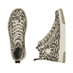 Mehrfarbige Rieker Damen Sneaker High N3903-90 mit einem Reißverschluss. Schuh von oben, liegend.