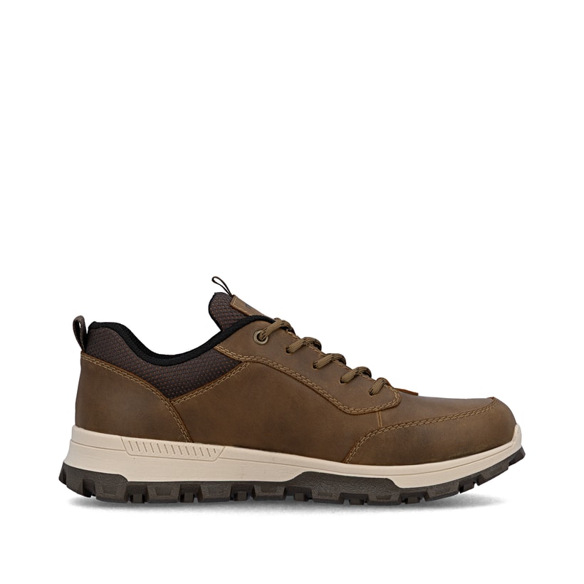 Braune Rieker Herren Schnürschuhe 35503-22 mit wasserabweisender TEX-Membran. Schuh Innenseite.